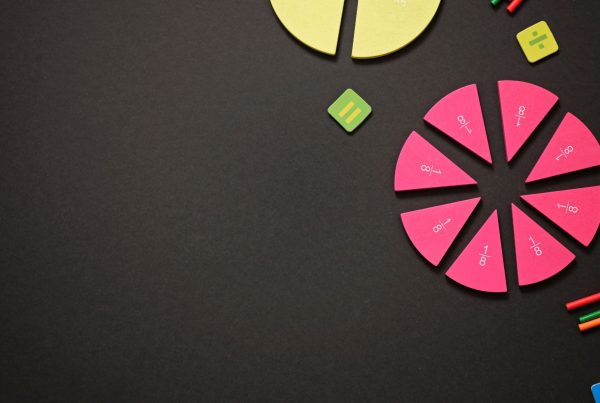 A picture of toy pie chart depicting The Power of Mathematical Concepts in Investing